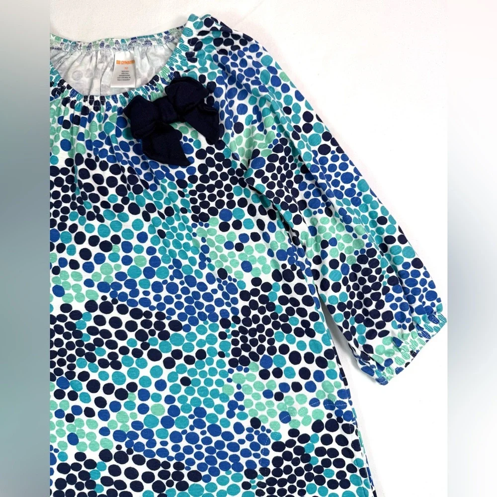 GYMBOREE Girls Dot Print Dress 10 2017 Preppy‎ Mod Coastal Cottagecore Whimsical